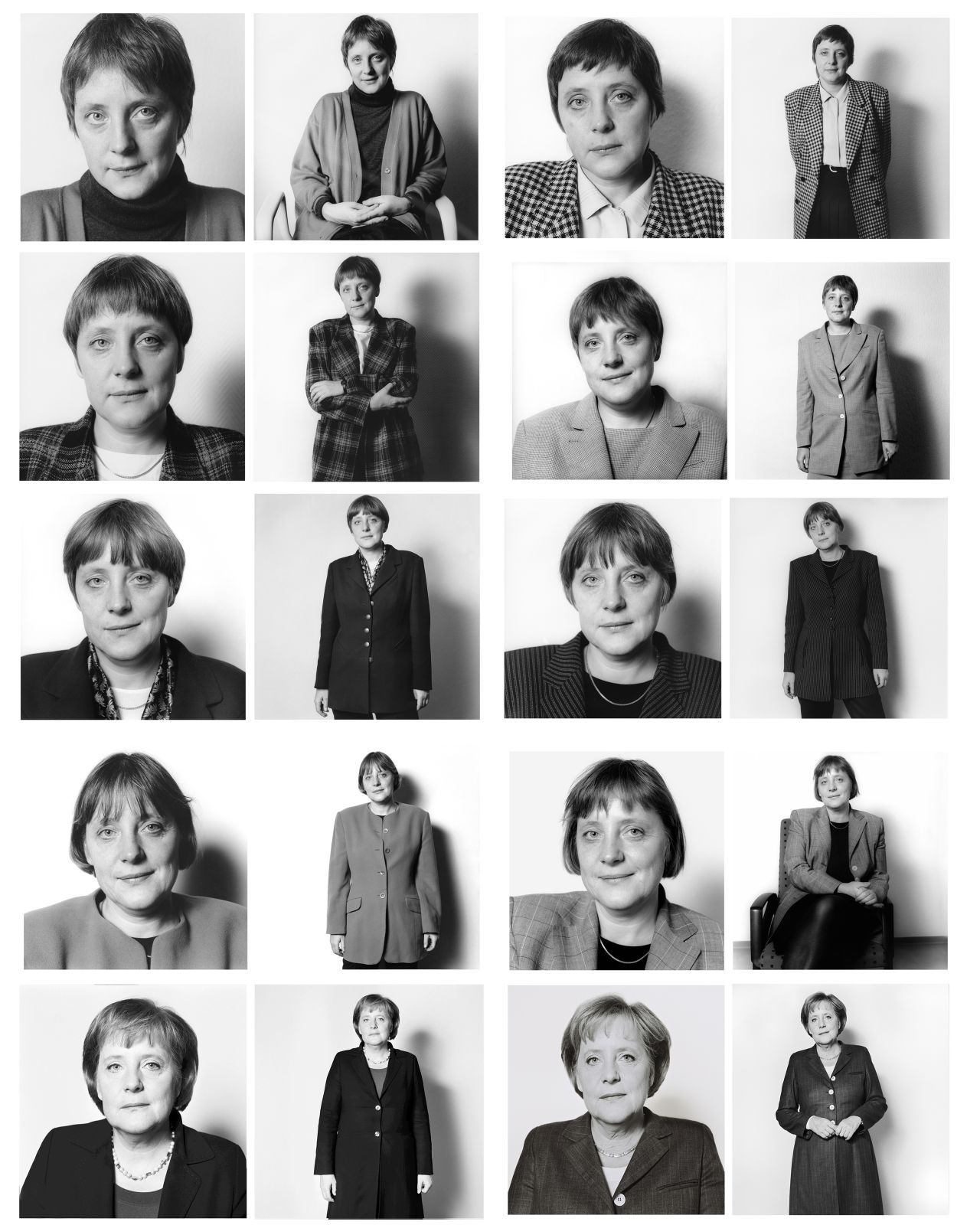 Herlinde Koelbl, Zyklus SPUREN DER MACHT – ANGELA MERKEL